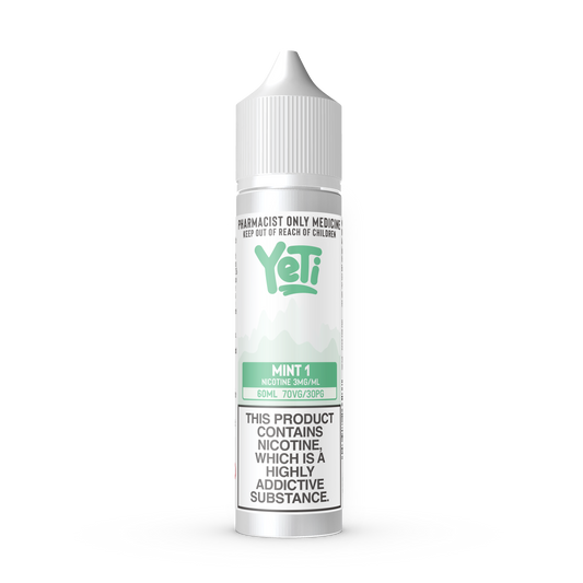 YETI MINT 2 FREEBASE (60ML BOTTLE)