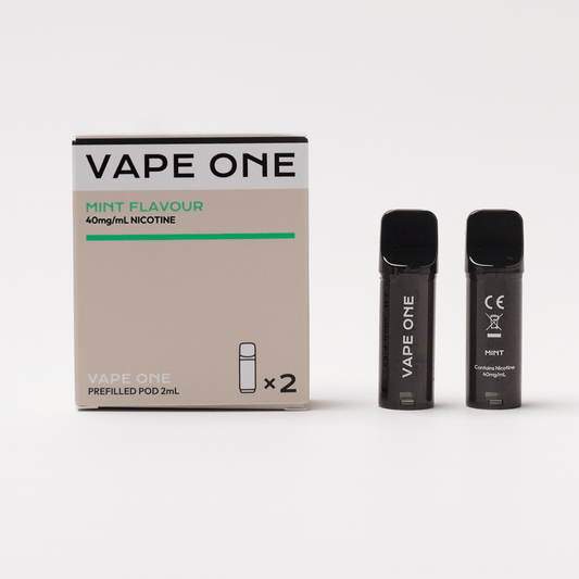 VAPE ONE MINT PODS (2 X 2ML) 40MG/ML