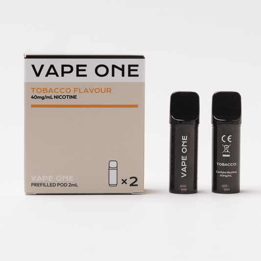 VAPE ONE TOBACCO PODS (2 X 2ML) 40MG/ML