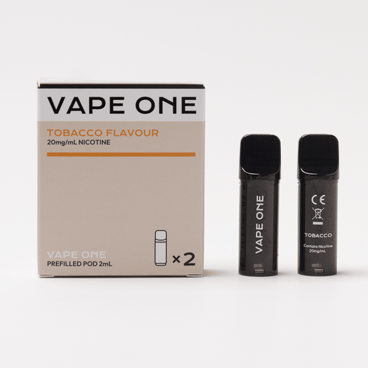 VAPE ONE TOBACCO PODS (2 X 2ML) 20MG/ML