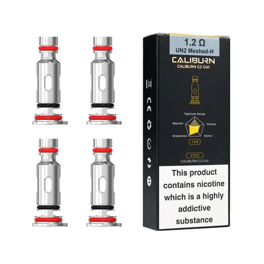 UWELL CALIBURN G2 UN2 MESHED-H REPLACEMENT COIL 1.2OHM 10-13W (4 PACK)